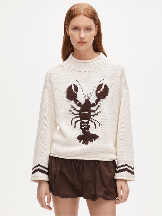 J. Crew Sweaters - J.Crew 2025 Rollneck™ sweater with lobster intarsia size L NWT